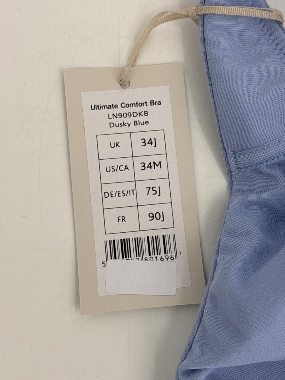 Bravissimo Ultimate Comfort Bra Wirefree Dusky Blue Size 34M NEW - Picture 5 of 6